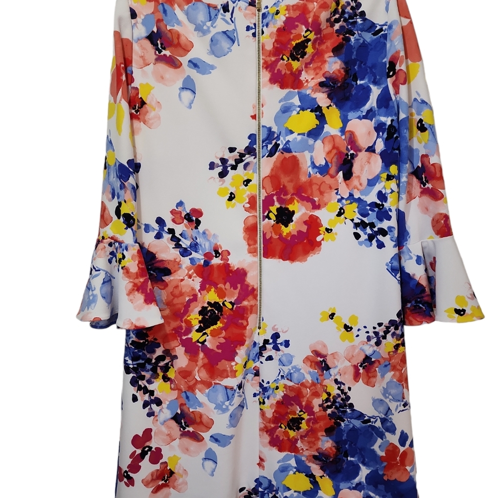 Tahari Floral print Dress size 6 - Picture 4 of 8
